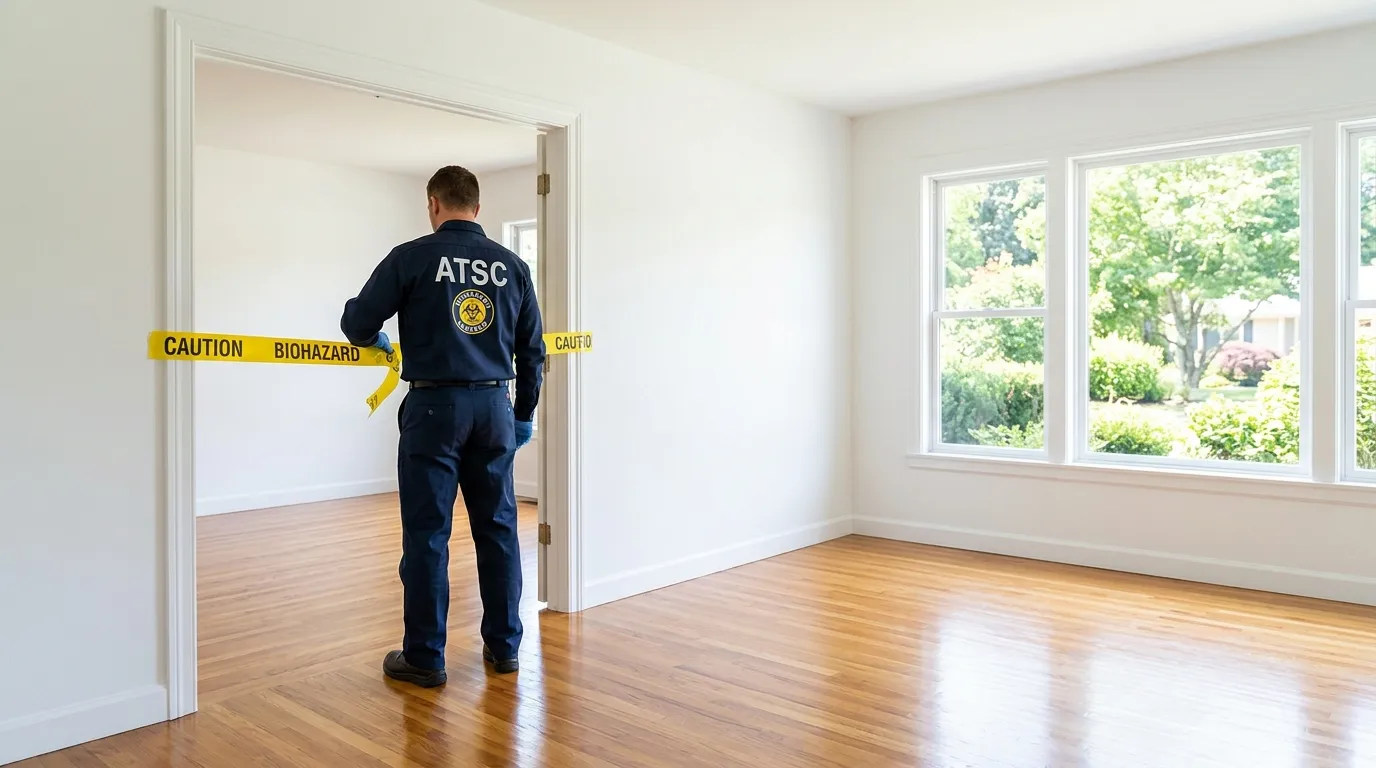 Certified biohazard cleanup crew performing Crime Scene Cleanup in South Venice